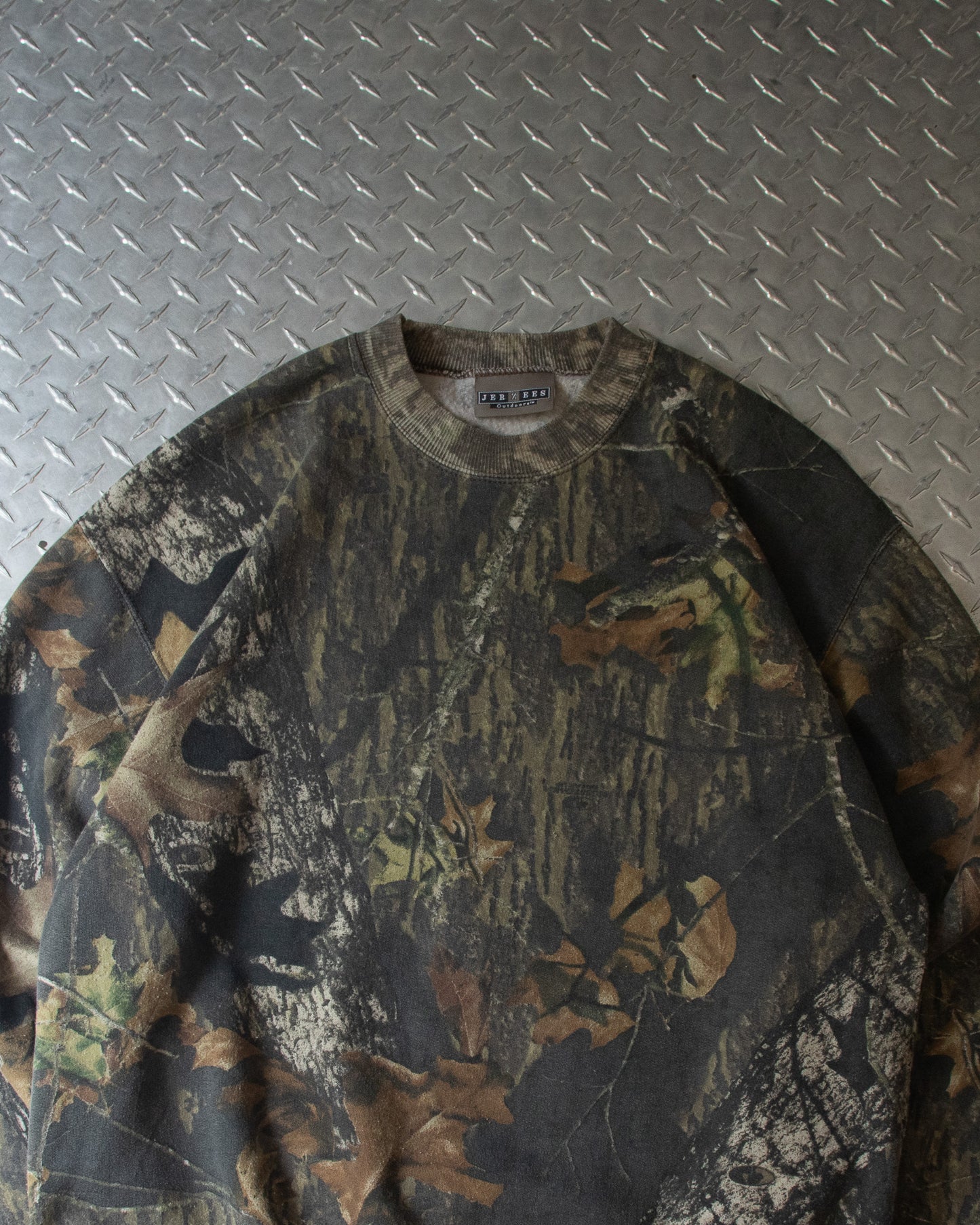 00s Real Tree Camo Crewneck Sweatshirt - L