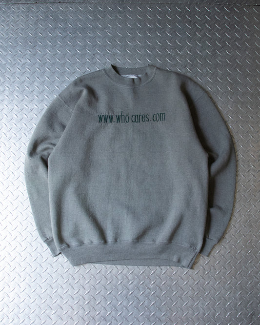 90s Green Crewneck Sweatshirt - L