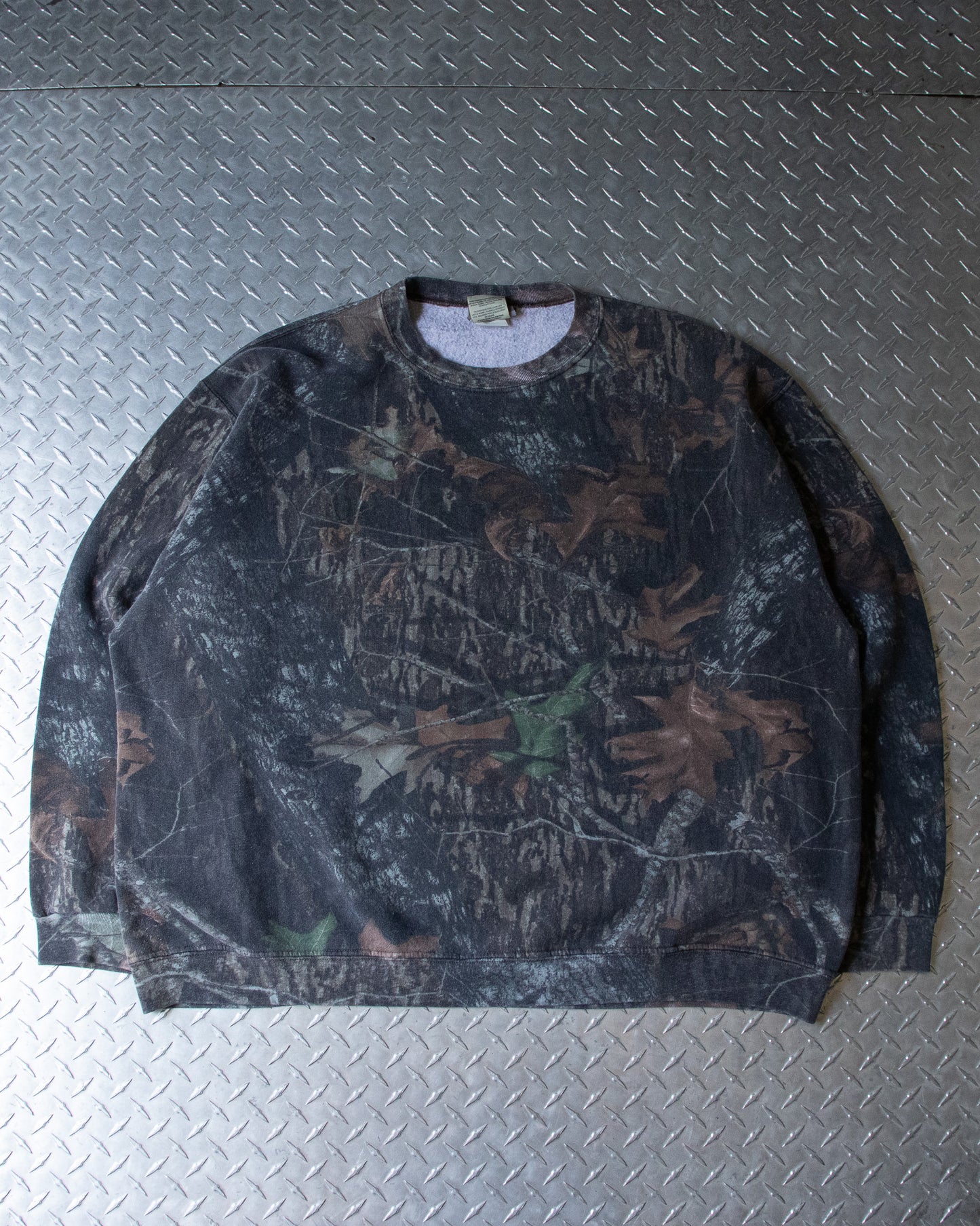 00s Real Tree Crewneck Sweatshirt - 3XL