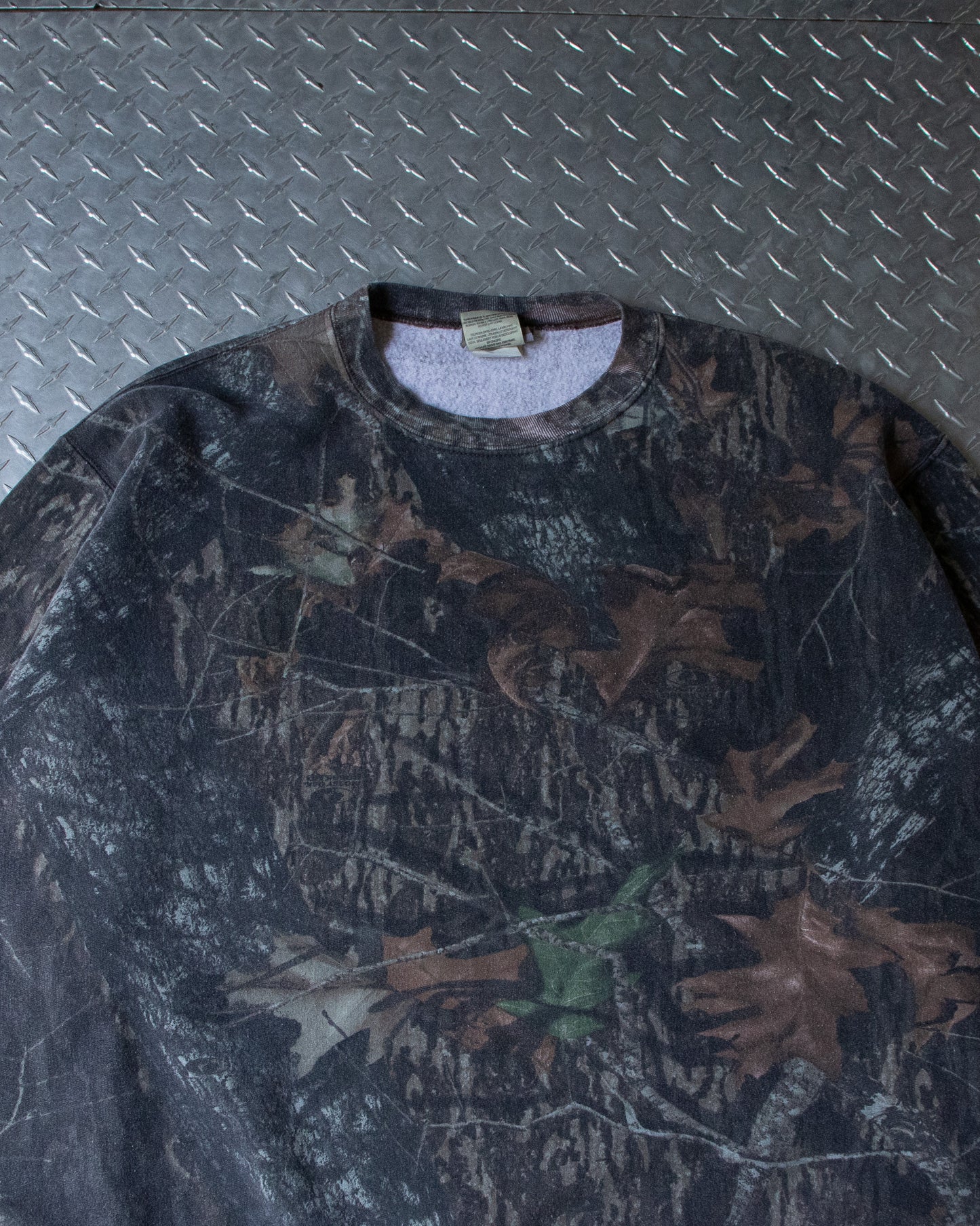 00s Real Tree Crewneck Sweatshirt - 3XL