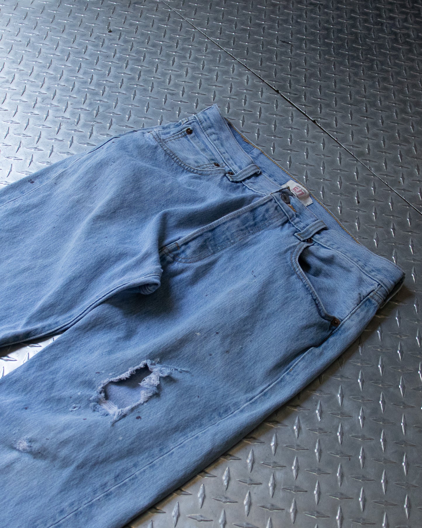 00s Painted Levis 501s Denim Pants - 34 x 29.5