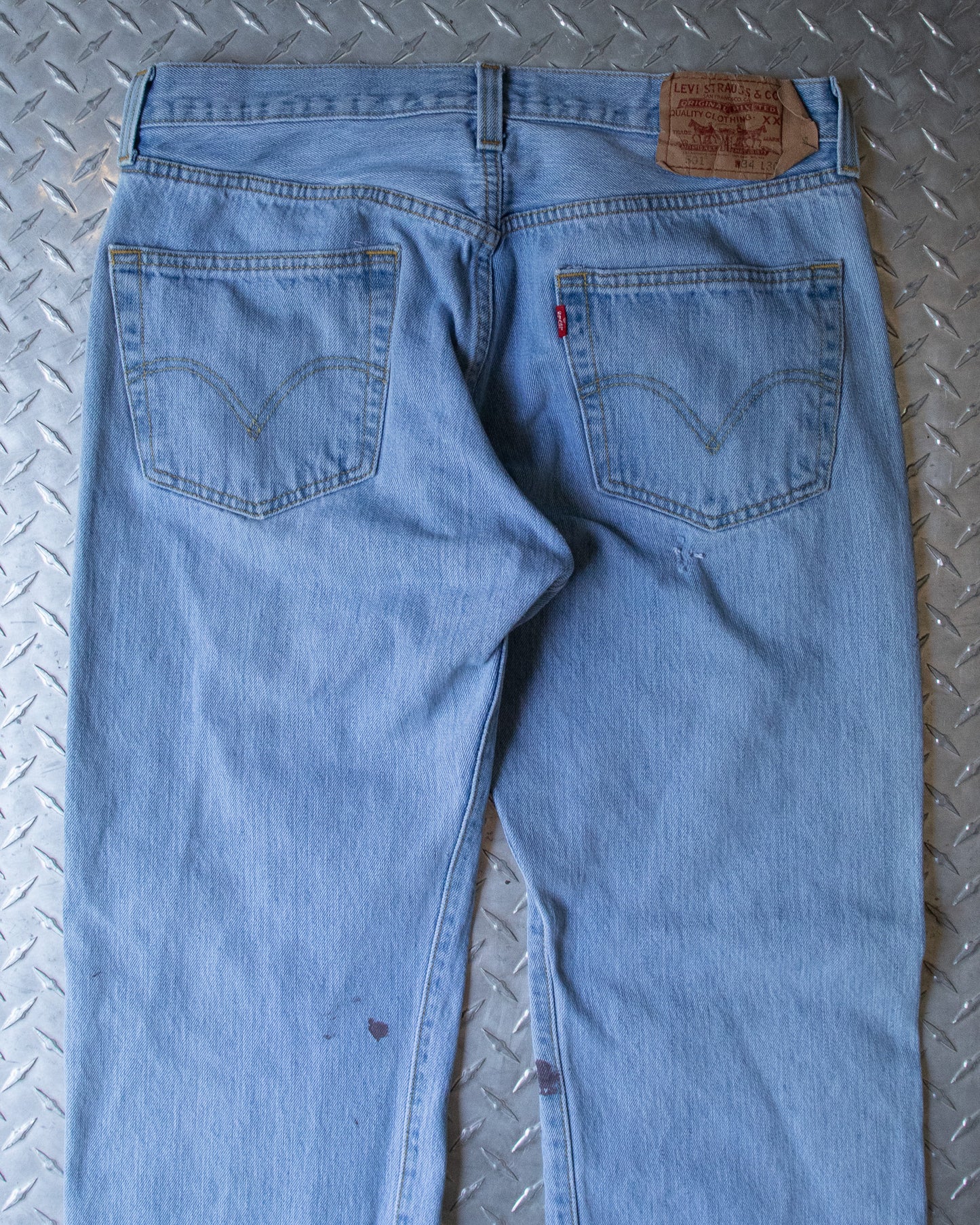 00s Painted Levis 501s Denim Pants - 34 x 29.5