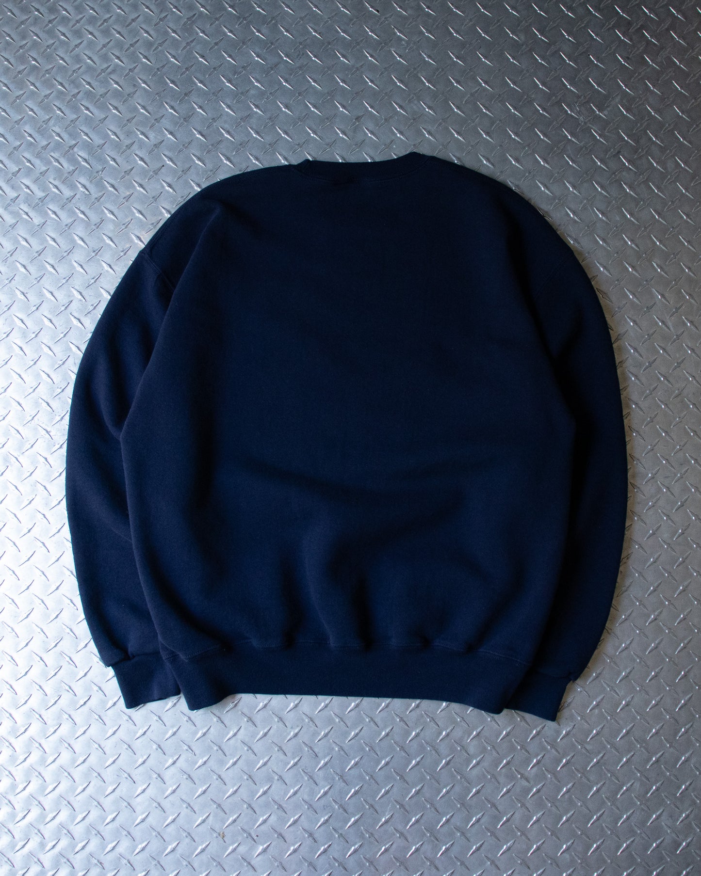 90s Navy Russel Crewneck Sweatshirt - L