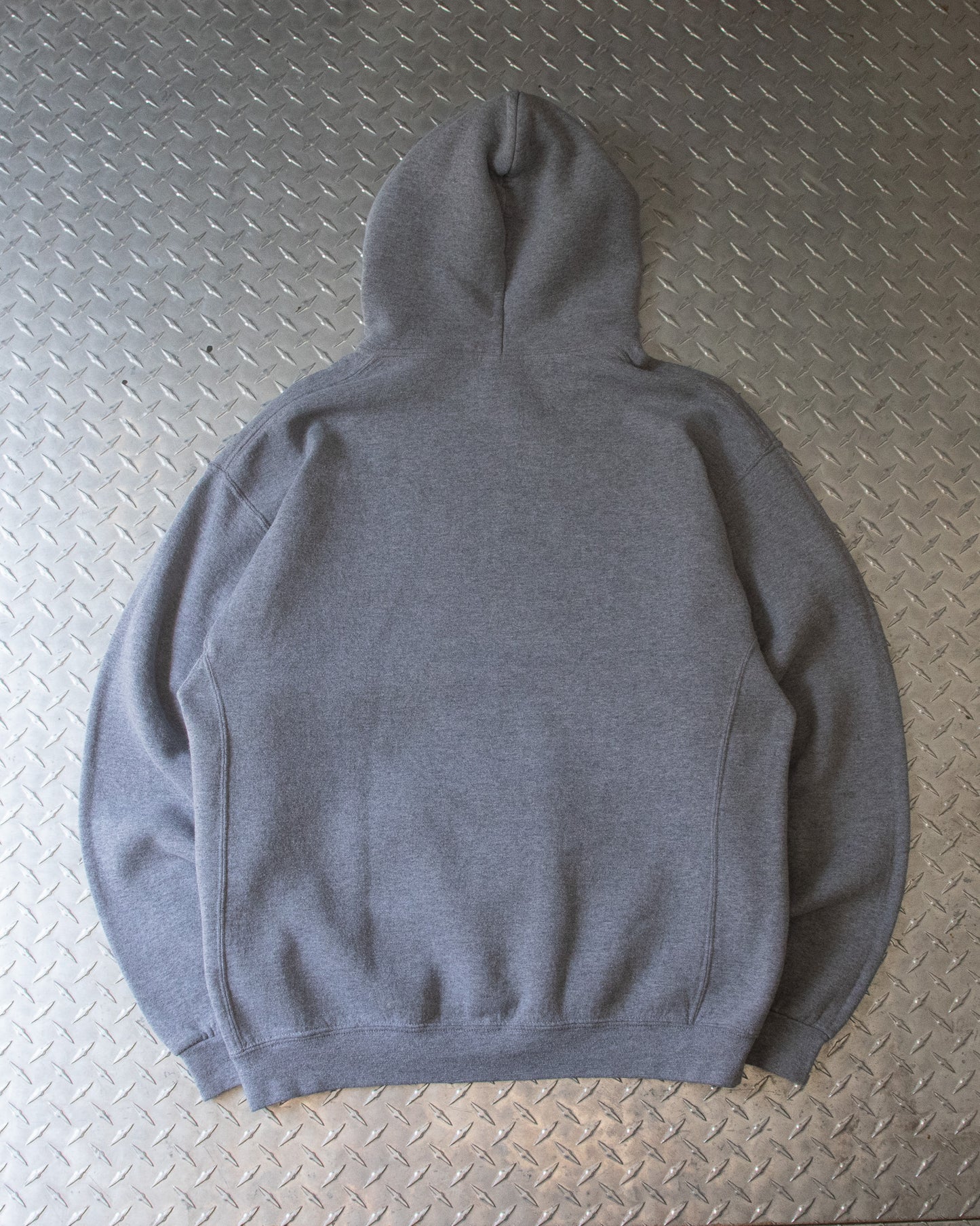 00s Grey Russell Hoodie - M