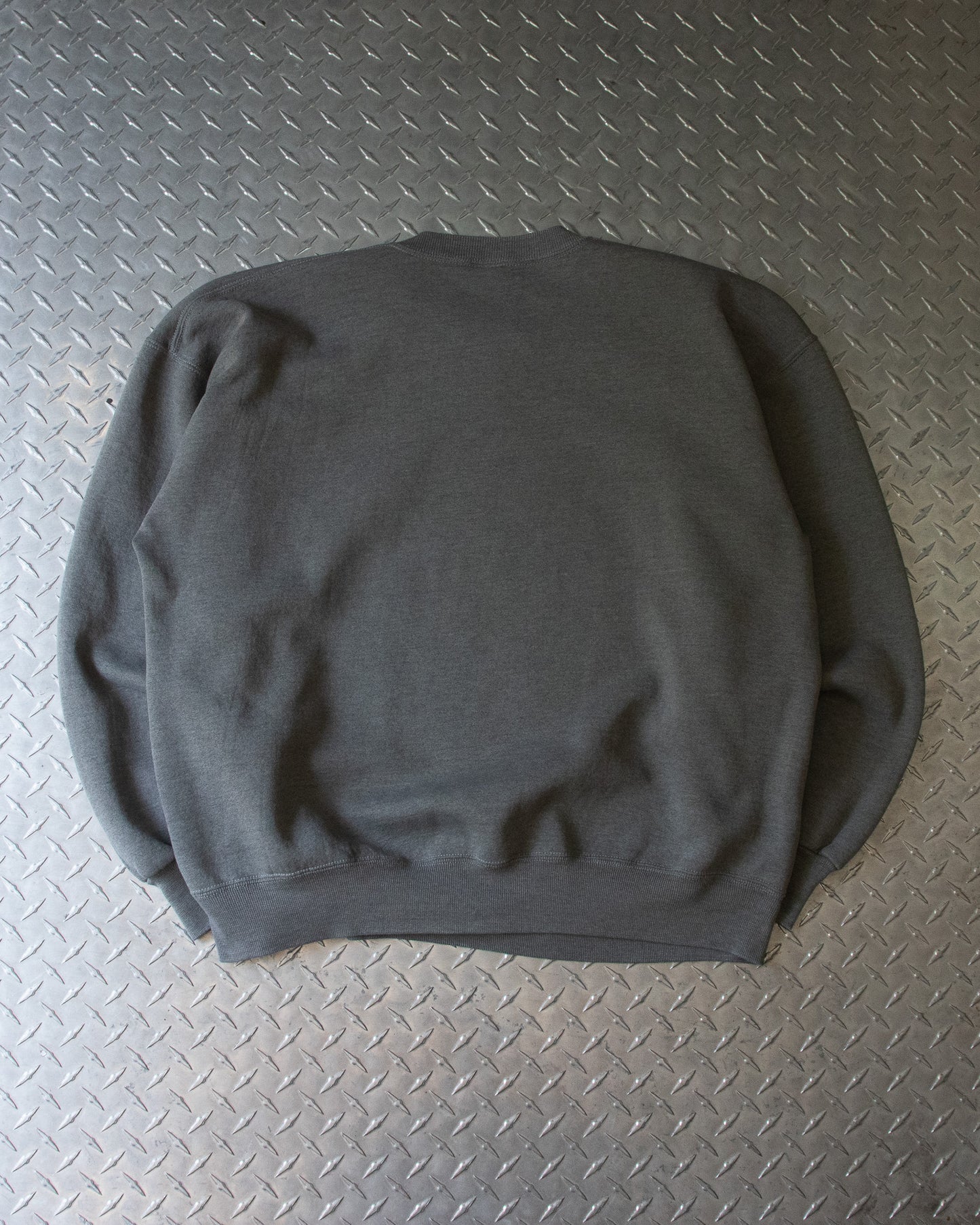 90s Grey Green Russell Crewneck Sweatshirt - XL