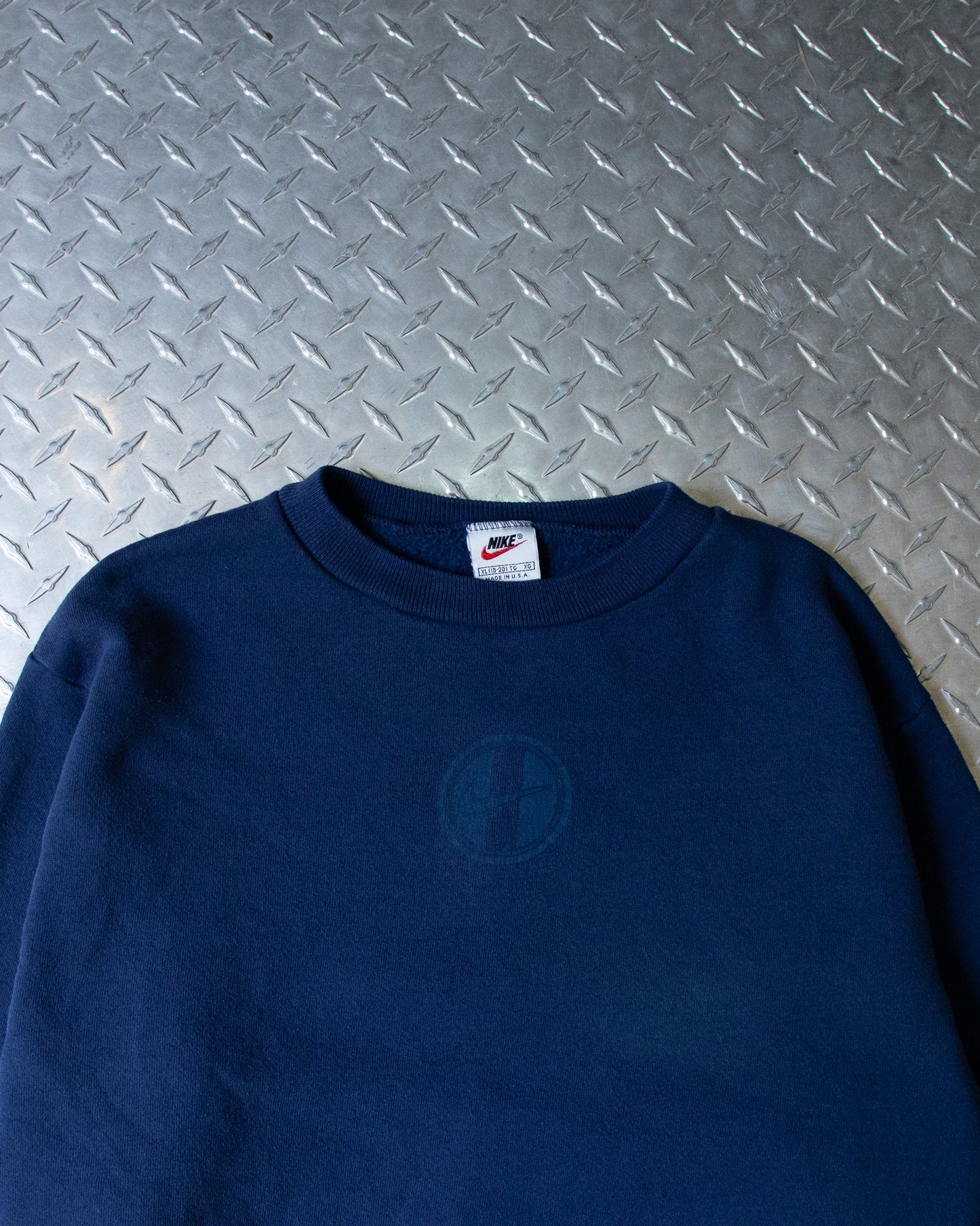 90s Nike Blue Crewneck Sweatshirt - S