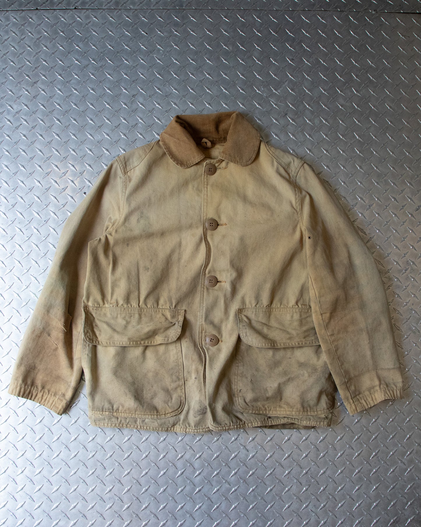 60s Distressed Hunting Jacket - S