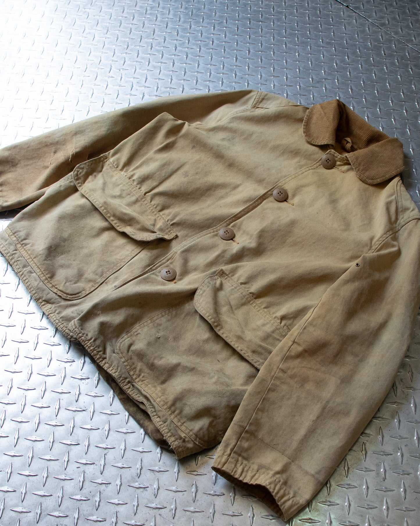 60s Distressed Hunting Jacket - S